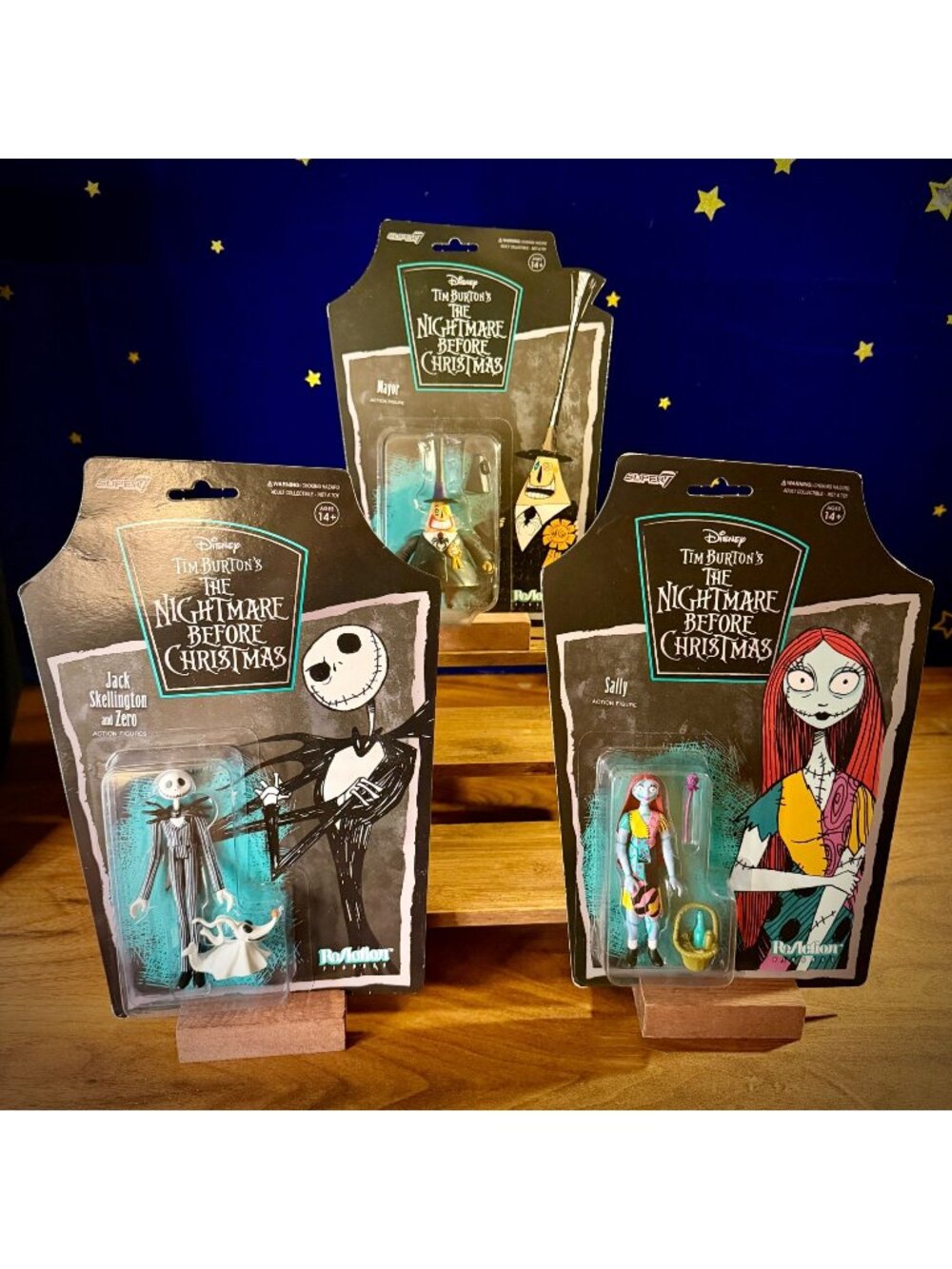 Jack Skellington Sally Mayor Nightmare Before Christmas ReAction Set | Super7